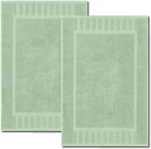 Miniatura 19 de White Classic Juego de toallas de baño de lujo, algodón absorbente para hotel, spa, ducha/bañera (no es una alfombra de baño), 22 x 34 pulgadas