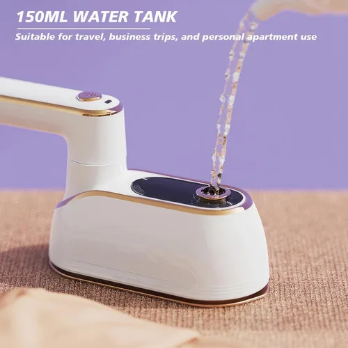 Miniatura 7 de Plancha de vapor de mano, 1200 W de alta potencia, máquina de planchar de doble propósito en seco y húmedo, máquina de planchar con mango giratorio