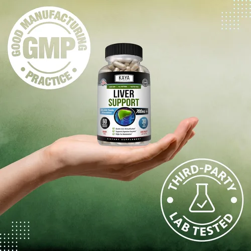 Miniatura 6 de Kaya Naturals Liver Cleanse Detox & Repair - Suplemento de cardo mariano - Desintoxicación hepática para mujeres y hombres - Extracto de alcachofa