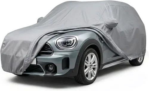 Miniatura 7 de Formosa Covers Funda pequeña para automóvil compatible con Mini Cooper Fiat 500, evita daños por clima UV mientras almacena hasta 158 pulgadas