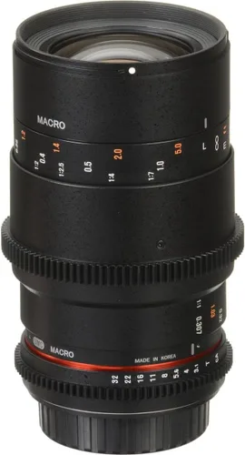 Miniatura 10 de Rokinon Cine DS 3.937 in T3.1 ED UMC Telefoto Macro Cine Lente de Marco Completo para Sony E Mount (FE) Cámaras de lente intercambiable