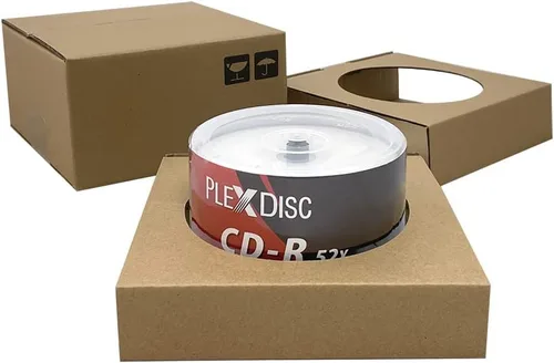 Miniatura 2 de TY Series Blue CD-R 52X 700MB Music Digital Audio White Inkjet Hub Disco de medios grabables imprimible – Paquete de 50 cajas para pasteles