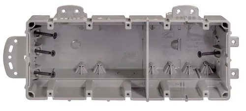 Miniatura 18 de Southwire MSBMMT1G Caja de dispositivo de montaje múltiple de 1 banda con profundidad ajustable; resistente 42 libras