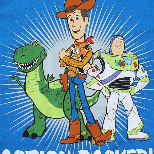 Miniatura 9 de Disney Toy Story Woody, Buzz and Rex - Camiseta de manga corta para niños, paquete de 4 unidades para niños pequeños