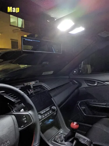 Miniatura 3 de Paquete de kit de luces LED interiores para Jeep Cherokee KL 2014 2015 2016 2017 2018 2019 2020, 13 piezas, color blanco, iluminación LED