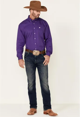 Miniatura 2 de Cinch CInch Solid Dove Gray Button Camisa de manga larga con botones, Gris