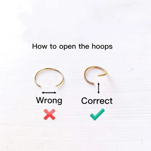 Miniatura 135 de Small Gold or Sterling Silver Huggie Hoop Earrings for Women Cartilage Nose Helix Tragus