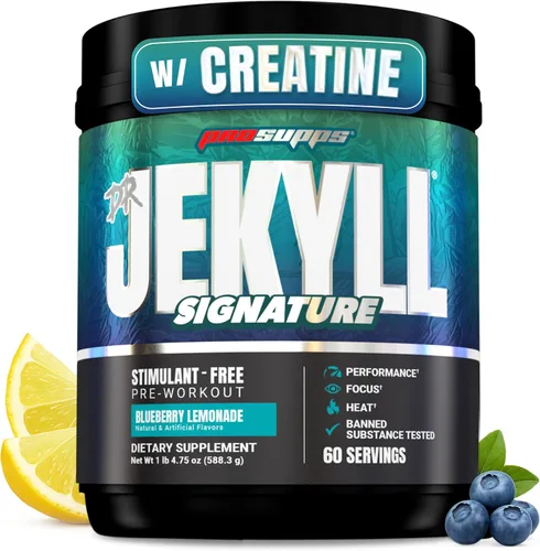 Miniatura 9 de ProSupps Dr. Jekyll Signature - Polvo de preentrenamiento con creatina, sin estimulaciones, apoya la concentración y la resistencia, suplementos