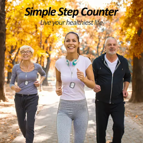 Miniatura 7 de 3D Pedometer for Walking, Simple Step Counter for Walking with Removable Clip and Lanyard, Accurate Pedometers for Steps, Step Tracker with Large
