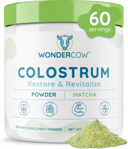 Miniatura 12 de WONDERCOW Polvo de Suplemento de Calostro para la Salud Intestinal, Apoyo Inmunológico, Recuperación Muscular y Bienestar Superalimento Natural