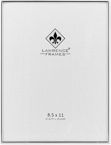 Miniatura 12 de Lawrence Frames - Portarretratos sencillo de 3.3 x 5 pulgadas, color plateado
