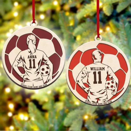 Miniatura 17 de Nazenti Adorno de Navidad personalizado para árbol de pareja, adornos de fotos, bonito diseño