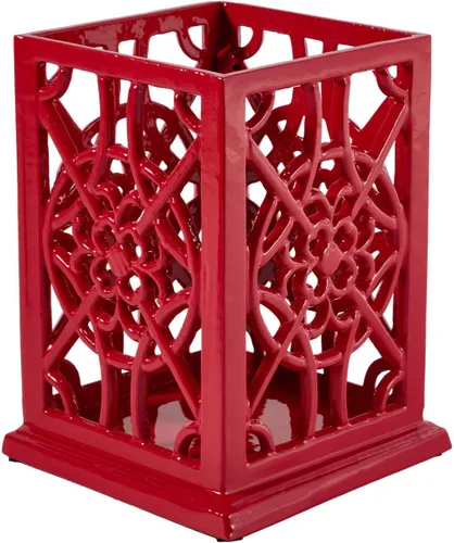 Miniatura 13 de jogreful Soporte para Utensilios de Cocina, Olla de Cocina de Hierro Fundido para Encimera, Organizador Extra Grande de Utensilios con Base Café