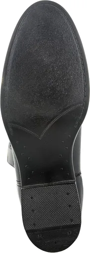 Miniatura 6 de TuffRider Botas occidentales florales negras para niños pequeños, color negro, con calcetines a rayas surtidos