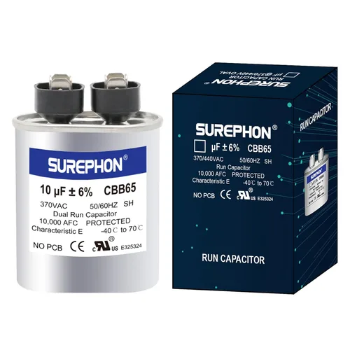 Miniatura 6 de Condensador de 5 Mfd 370V/440V Condensador de Funcionamiento y Arranque Ovalado para Motor de CA o Arranque de Ventilador y Bomba de Calor Fría