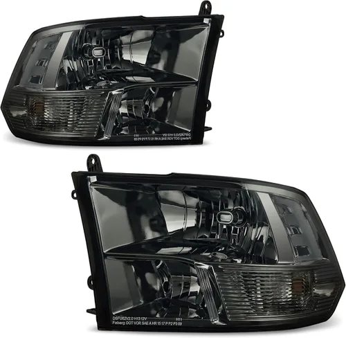 Miniatura 8 de AUTOSAVER88: Montaje de faros delanteros compatible con Dodge Ram 1500 2009-2018/Dodge Ram 2500 3500 2010-2018/Ram 1500 Classic 2019-2022