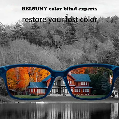 Miniatura 6 de Lentes de doble cara rojos/verdes de la capa de los vidrios ciegos del color ambos uso al aire libre/interior (ES032)