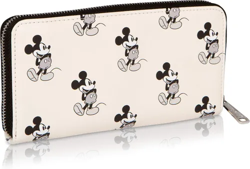 Miniatura 2 de Loungefly Cartera de Mickey Mouse de Disney doble pliegue y cremallera Casual