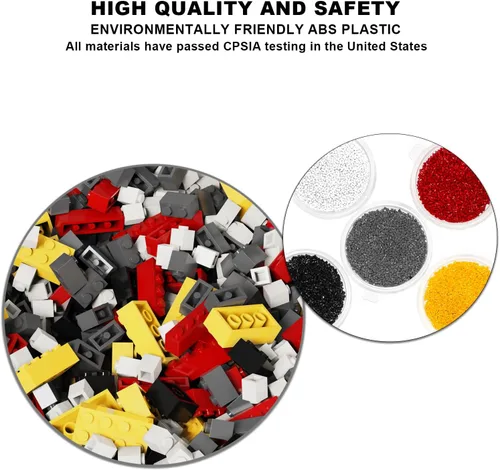 Miniatura 4 de 300 piezas de bloques de construcción clásicos, bloques rojos a granel, compatibles con Lego y piezas de las principales marcas, juguetes creativos