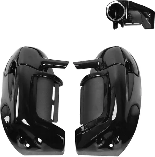 Miniatura 14 de Green-L - Rejilla inferior ventilada para piernas con altavoces de 6.5" para Harley Touring Road King Street Glide Electra Glide Ultra Modelos antes