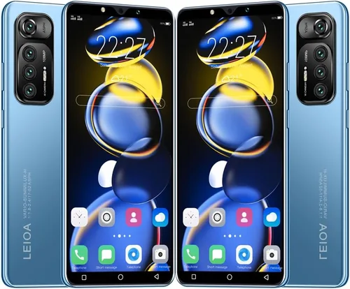 Miniatura 2 de Pantalla HD de 5.0 pulgadas, teléfono móvil barato Dual SIM 3G/2G, 16GB ROM 【Ampliable hasta 128GB】, Android 9.0, WiFi/Bluetooth/Teléfono Azul