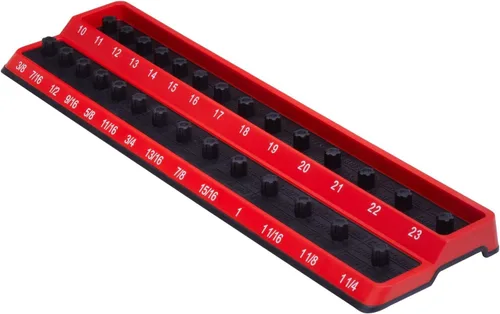 Miniatura 3 de CRAFTSMAN Soporte de Claveles para Enchufes, Organizador de Almacenamiento de Bandeja de Herramientas, 1/2 Pulgada de Accionamiento (CMMT99416)