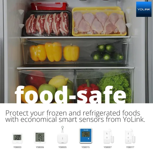 Miniatura 5 de YoLink Sensor inalámbrico inteligente de temperatura y humedad, amplio rango de temperatura para refrigerador, invernadero, jaula de mascotas