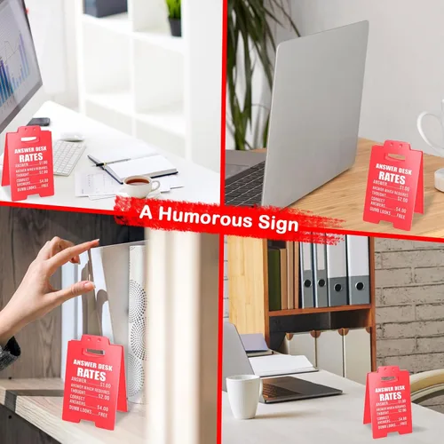 Miniatura 6 de Smilelife Divertidos regalos de agradecimiento para empleados de oficina y empleados, respuesta, tarifas de escritorio, decoración de cubículo