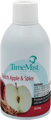 Miniatura 2 de TimeMist Recambios de ambientador medido de alta calidad, especias de manzana holandesa, 7.1 onzas (caja de 12) - 1042818 - Dura hasta 30 días