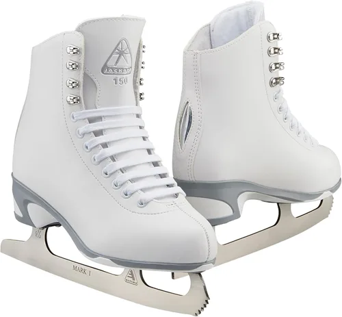 Miniatura 4 de Jackson Ultima Finesse - Patines para patinaje artístico sobre hielo para mujeres y niñas, ancho medio