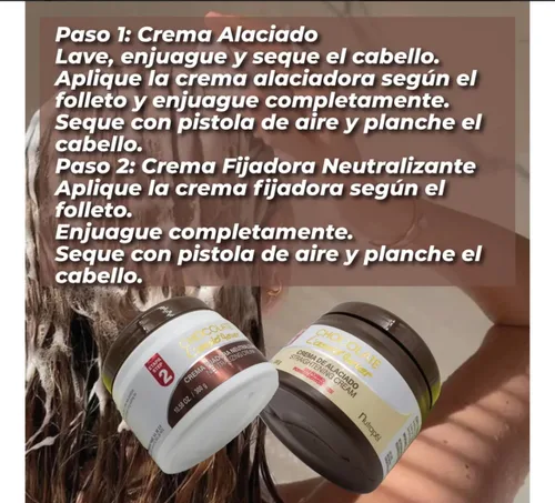 Miniatura 3 de Nutrapel KIT ALACIADO DE CABELLO CHOCOLATE 4EVER LASSIO 6 MESES ALACIADO Chocolate