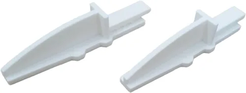 Repuesto para patas de ventilador Lasko Box, paquete de 2, más fuerte que el original, excelente ajuste, 1 juego de 2 pies, 2 pies en total (blanco)