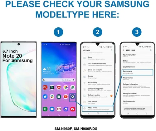 Miniatura 4 de MMOBIEL Bandeja de repuesto para tarjeta SIM dual compatible con Samsung Galaxy Note 20 / Note 20 5G 2020 - Incluye junta de goma y pin SIM