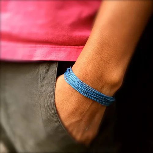 Miniatura 25 de Rumi Sumaq Pulsera de concientización para hombres, mujeres y niños – Pulsera de apoyo tejida ajustable anudada a mano – Pulsera de conciencia sutil