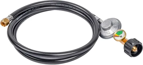 Miniatura 2 de GasSaf Regulador de propano de baja presión de 3 pies y reemplazo de manguera para parrilla de gas Weber para la mayoría de parrillas de gas LP, 4