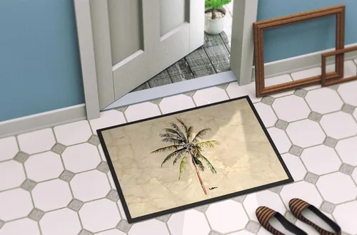 Miniatura 4 de Caroline's Treasures 8482MAT - Felpudo de palmera de 18 x 27 pulgadas, para interiores y exteriores, para entrada, antideslizante, lavable, pelo