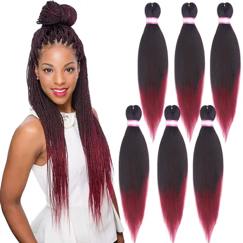 Miniatura 26 de Extensiones de cabello para trenzar preestiradas, color negro, 12 pulgadas, 8 paquetes de cabello natural para trenzar, fácil trenza, ajuste de agua