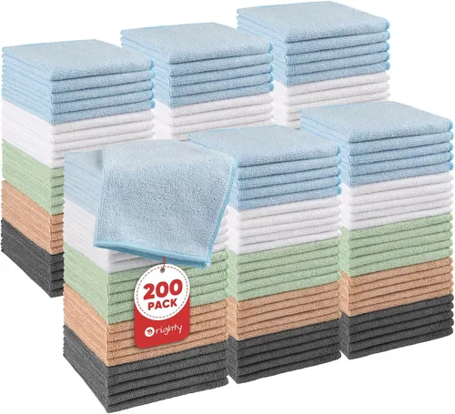 Miniatura 35 de Orighty Paquete de 5 toallas faciales de microfibra, altamente absorbentes y suaves al tacto, toallas de mano para baño, hotel, spa y gimnasio, 11.5