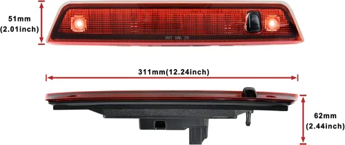 Miniatura 7 de Tercera luz de freno LED para Jeep Grand Cherokee 2005-2010, montaje de luz de freno central trasera para accesorios Jeep Grand Cherokee 2005-2010