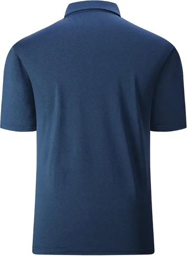 Miniatura 5 de V VALANCH Polo de golf de manga corta para hombre, estilo casual, con cuello que absorbe la humedad