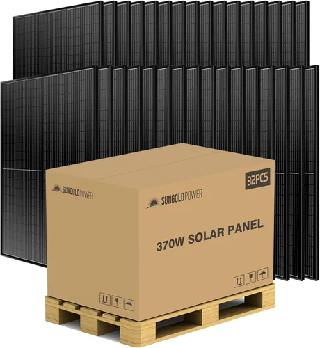 Miniatura 22 de SUNGOLDPOWER 8 piezas de paneles solares monocristalinos de 370 W, celda solar de grado A, impermeable IP68, panel solar de alta eficiencia