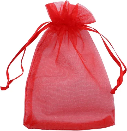 Miniatura 18 de Allgala 100 bolsas de regalo Orangza PF53400 con cordón, 8 x 12 pulgadas, surtidas