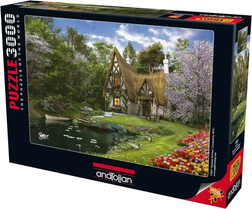 Miniatura 4 de Anatolian Puzzle - Faro azul, rompecabezas de 3000 piezas, #4936