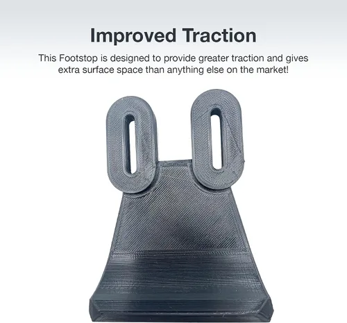 Miniatura 3 de Tope de pie de perfil bajo para Longboard o E-Skateboard – Tracción, equilibrio y control mejorados para Longboards o E-Skates – Mayor control al