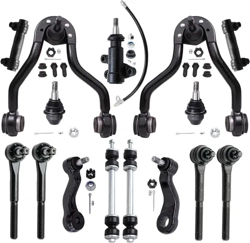 Miniatura 98 de Detroit Axle - Kit de suspensión frontal de 16 piezas para RWD Chrysler 300 Dodge Charger Challenger Magnum 6 brazos de control con rótulas 2