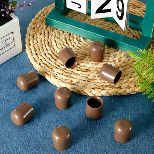 Miniatura 7 de 36 piezas de tapas para patas de silla plegables de 7/8 pulgadas, tapas de extremo de silla de plástico resistente, deslizadores de muebles que