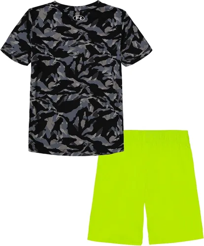 Miniatura 170 de Under Armour baby-girls Ua Terrazzo Leopard Heart SetShort Set
