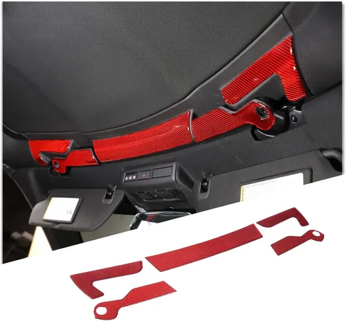 Miniatura 11 de CHEAYAR Kit de decoración de panel de interruptor convertible de fibra de carbono 3D suave 3D compatible con Corvette C8 Stingray Z06 Z51 2020 2021