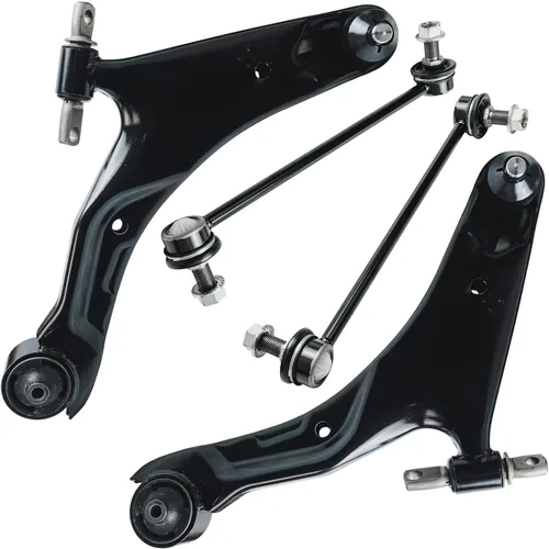 Miniatura 170 de Detroit Axle - Brazos de control superiores traseros para Chrysler 300 Dodge Challenger Charger Magnum, reemplazo del conjunto de brazos de control