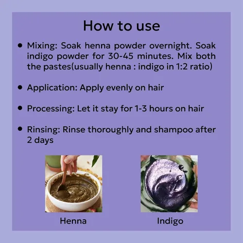 Miniatura 5 de Indigofera Tinctoria (100% natural, libre de químicos, sin amoniaco), color índigo, 3.53 oz (3 paquetes de 3.53 onzas cada uno)